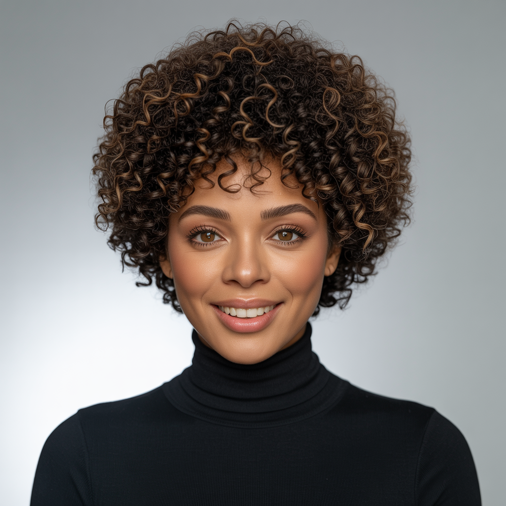 Voluminous Short Afro