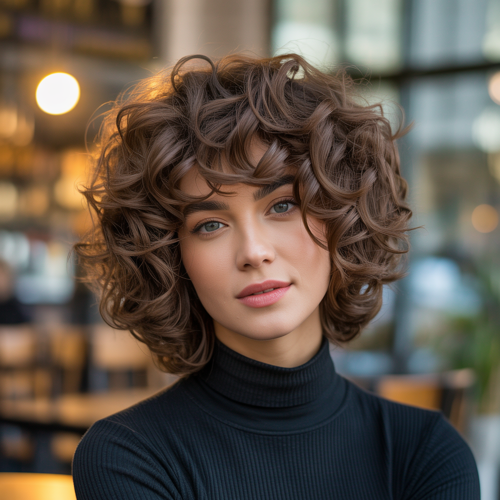 Curly Shag with Natural Texture