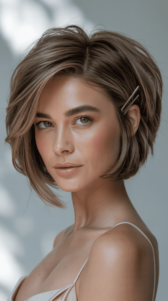 Textured Bob with Layers