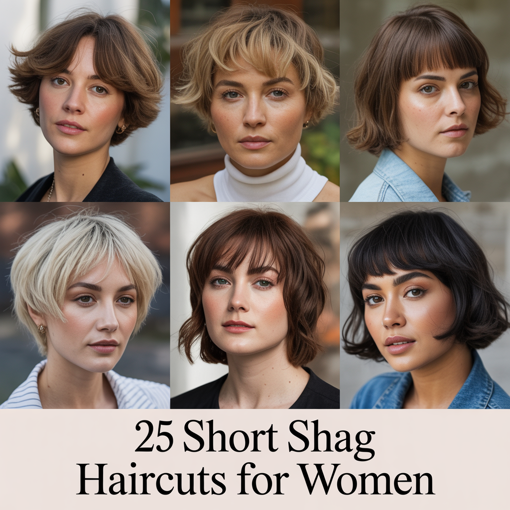 25 Short Shag Haircuts for Women