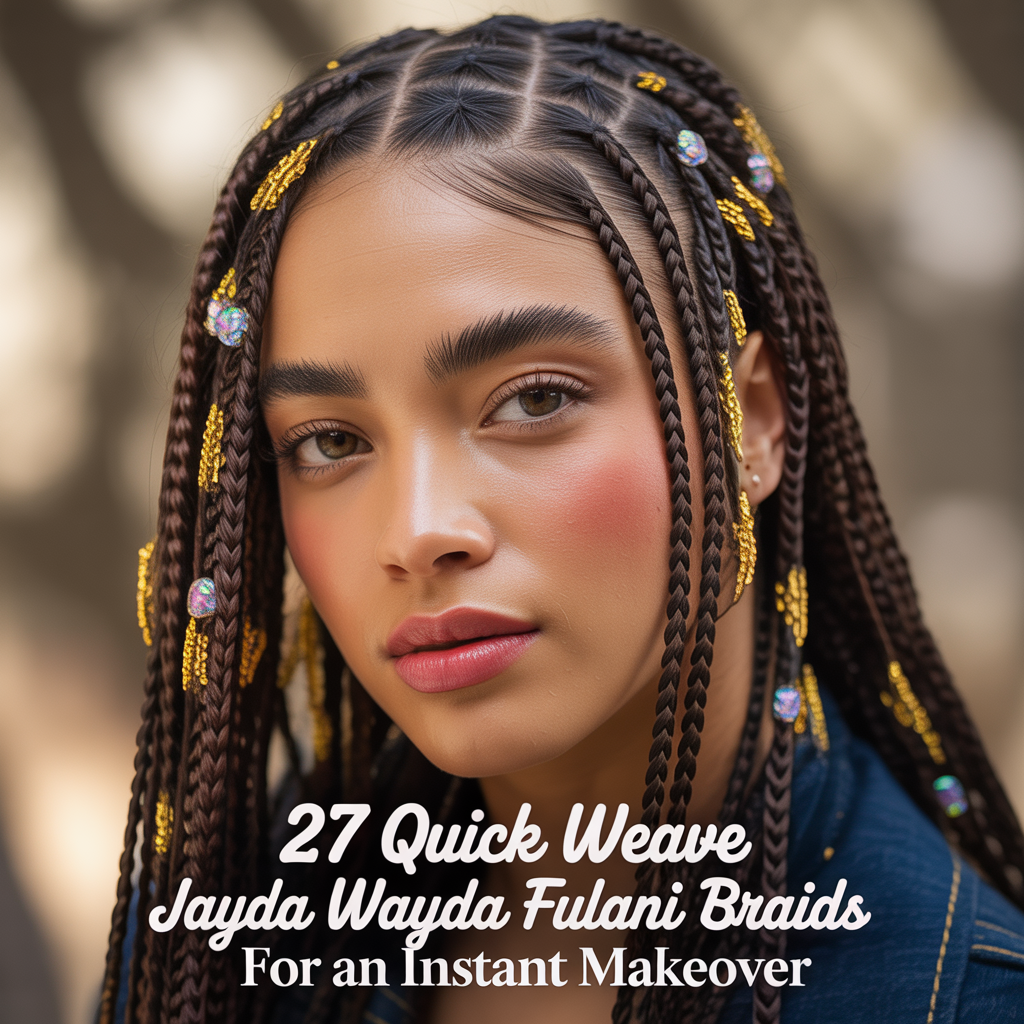 27 Quick Weave Jayda Wayda Fulani Braids for an Instant Makeover