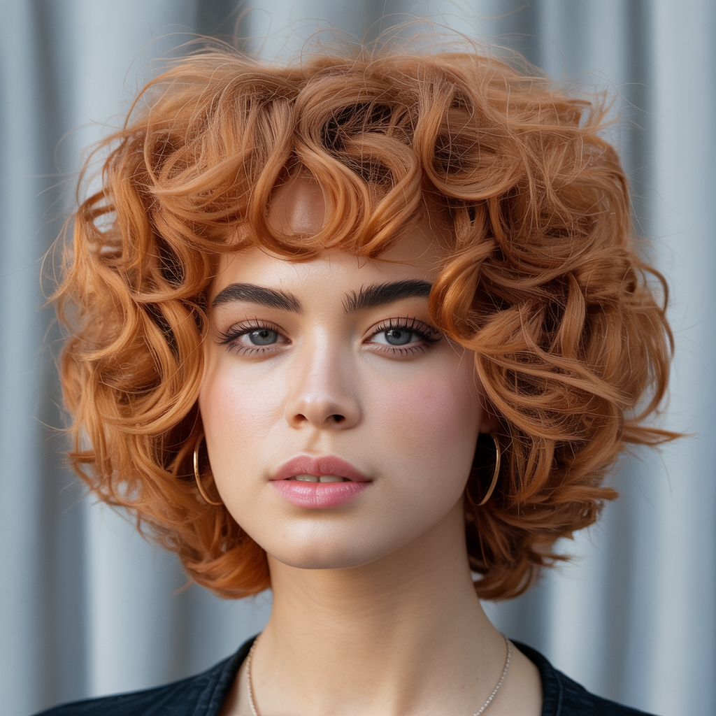 Curly Fringe Wash and Go