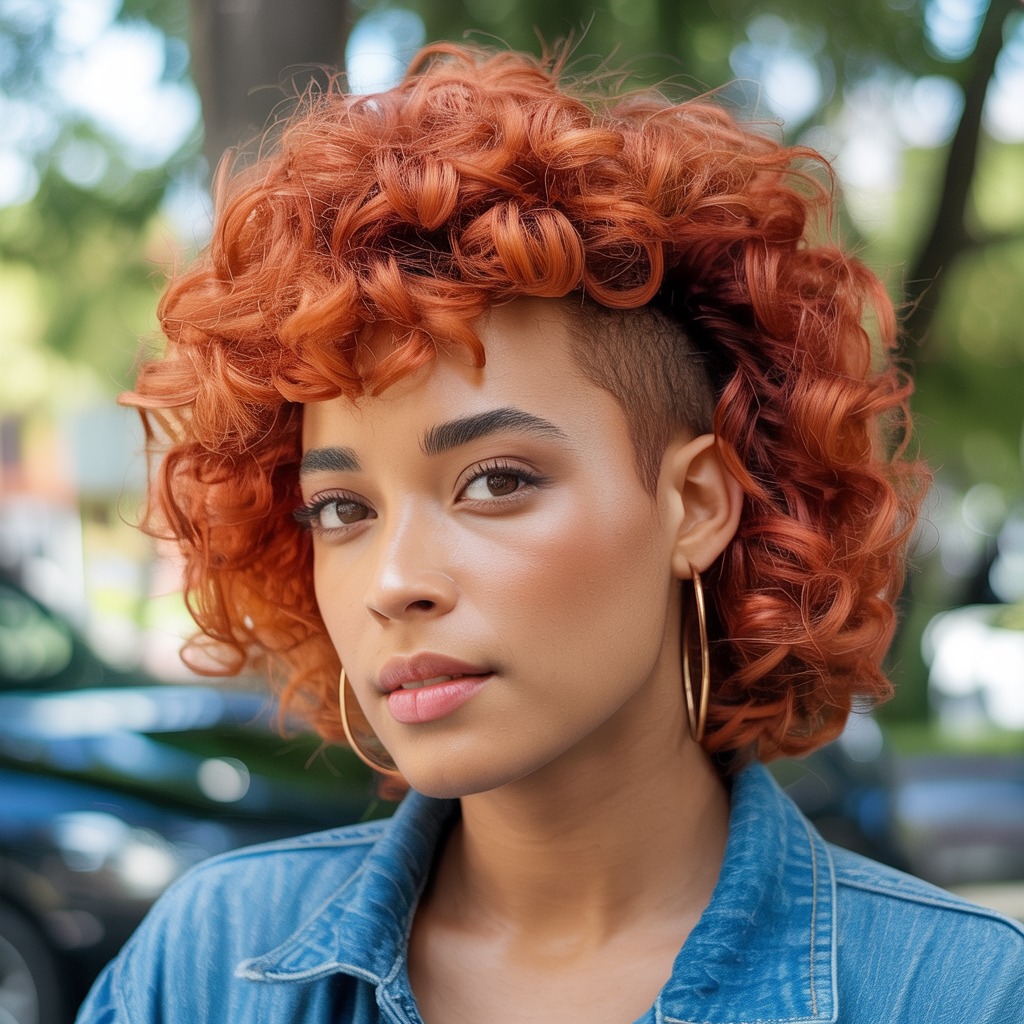Curly Mohawk Wash and Go