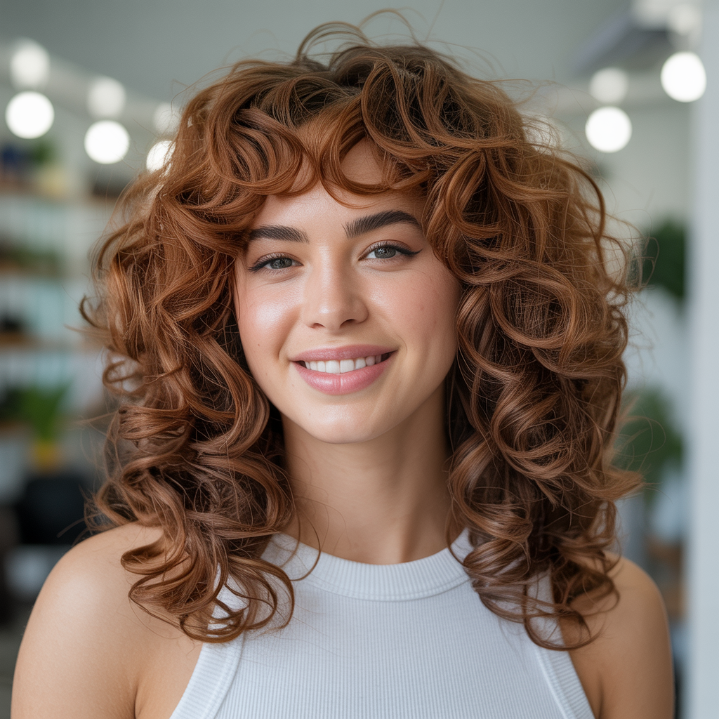 Long Layered Curls