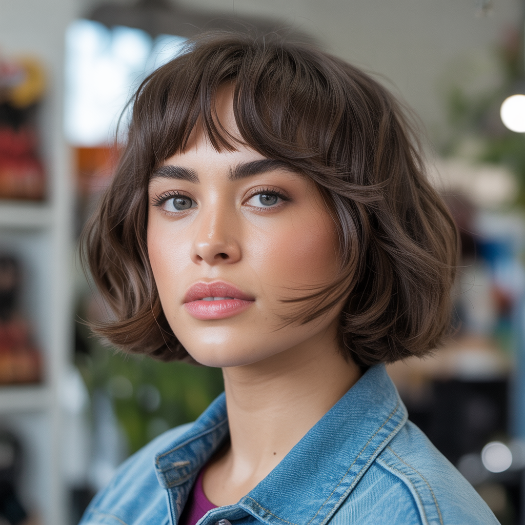 Shag with Baby Bangs