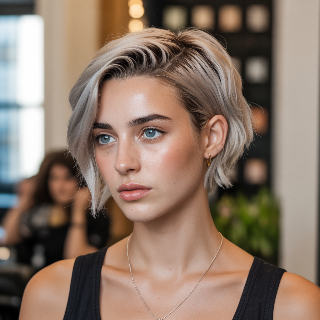  Short Cut with Defined Texture