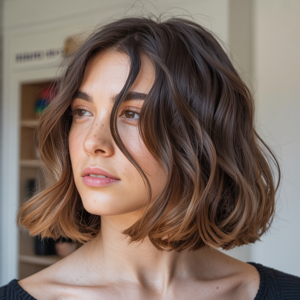 Shoulder-Length Bob with Layers