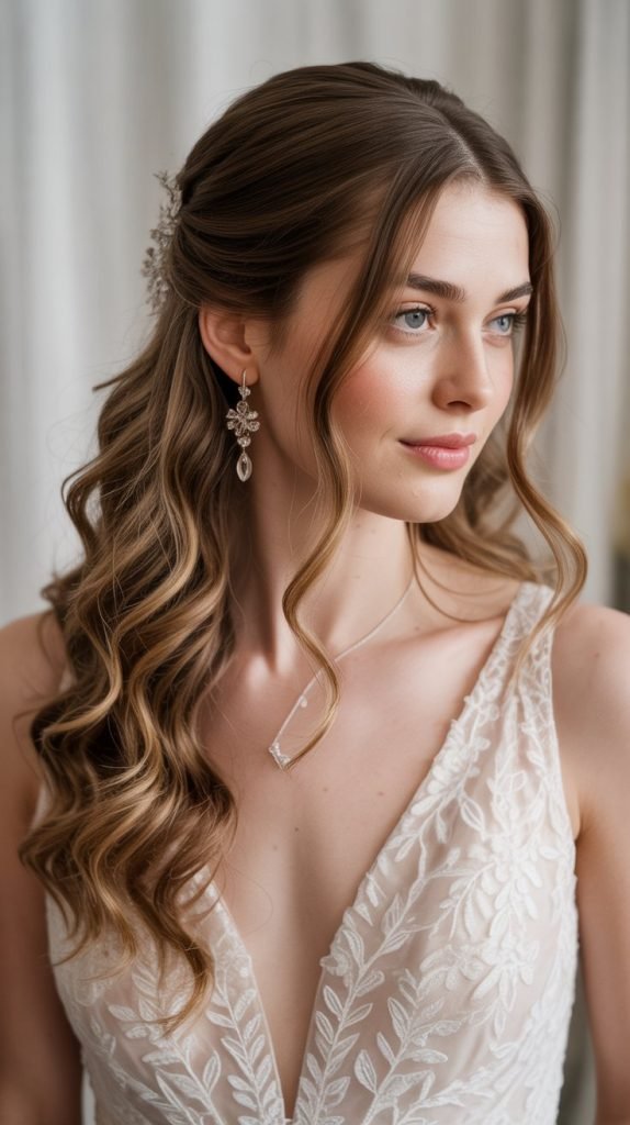 Side-Swept Romantic Waves