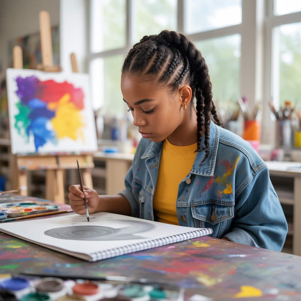 Triple Strand Twist Braid