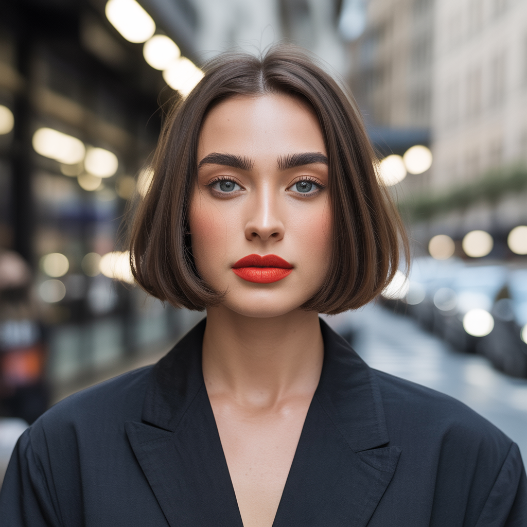 Medium Blunt Cut for Women