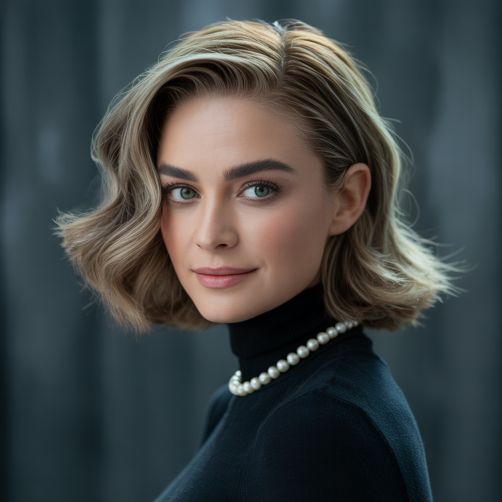 Medium Face-Framing Cut for Women