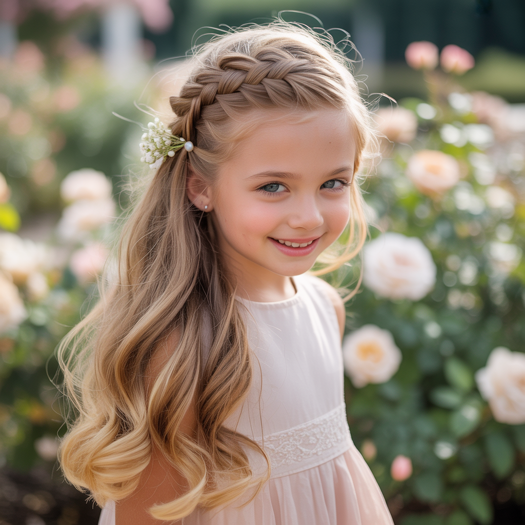 Asymmetrical Braided Side Style