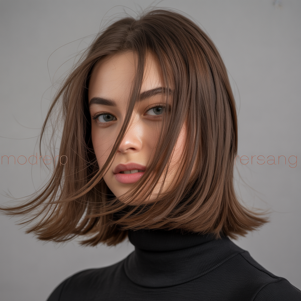 Contemporary Shag for Straight Hair