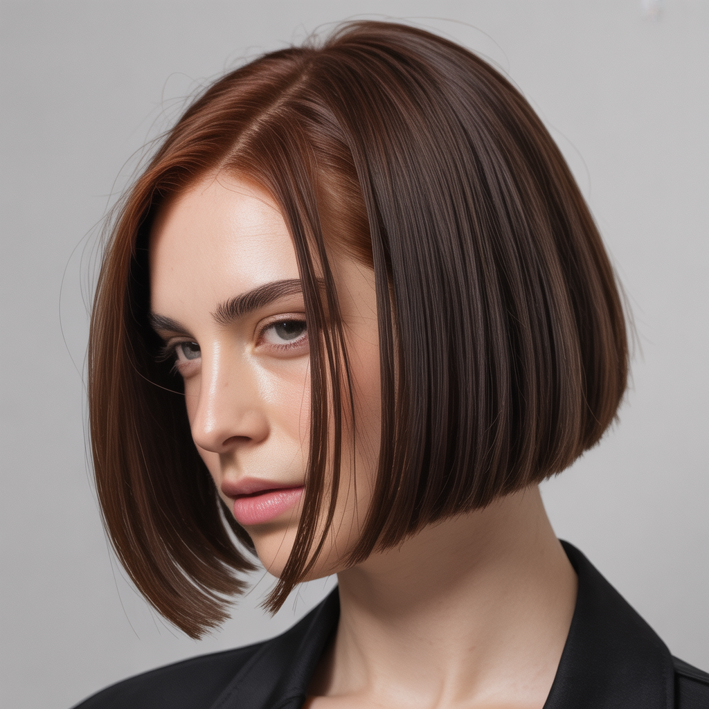 Graduated Bob with Angled Front