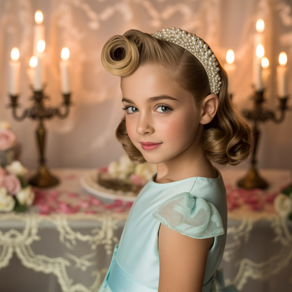 Vintage-Inspired Victory Rolls