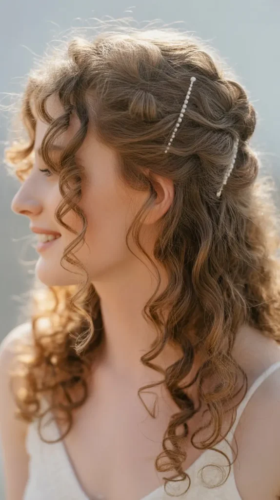 Half-Up Twisted Style