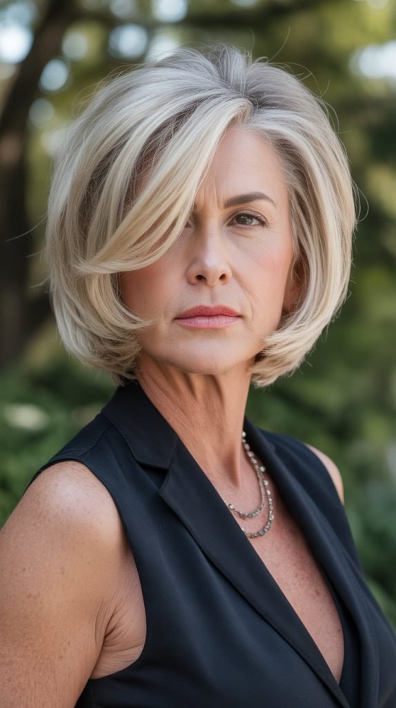  Wedge Bob with Stacked Back