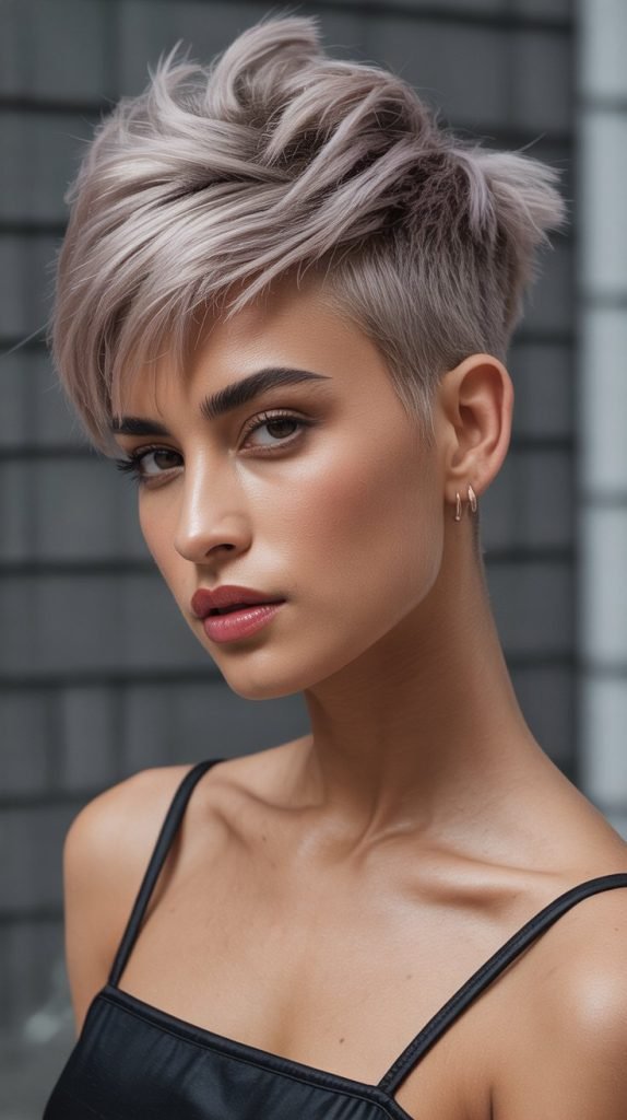 Graduated Pixie with Longer Top