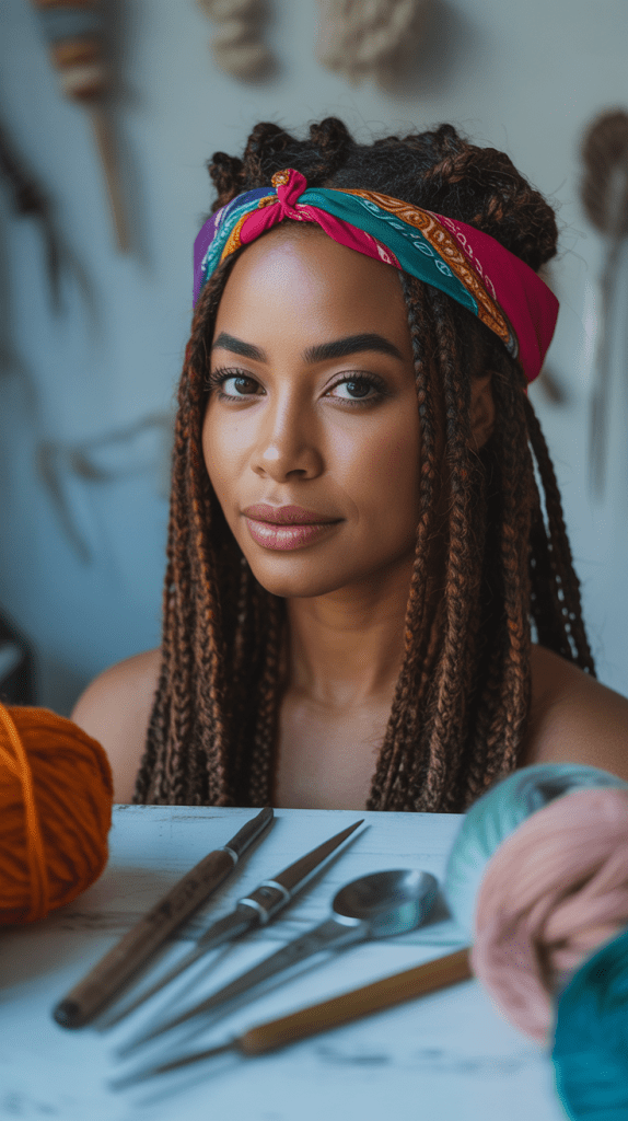  Braided Bandana Headband