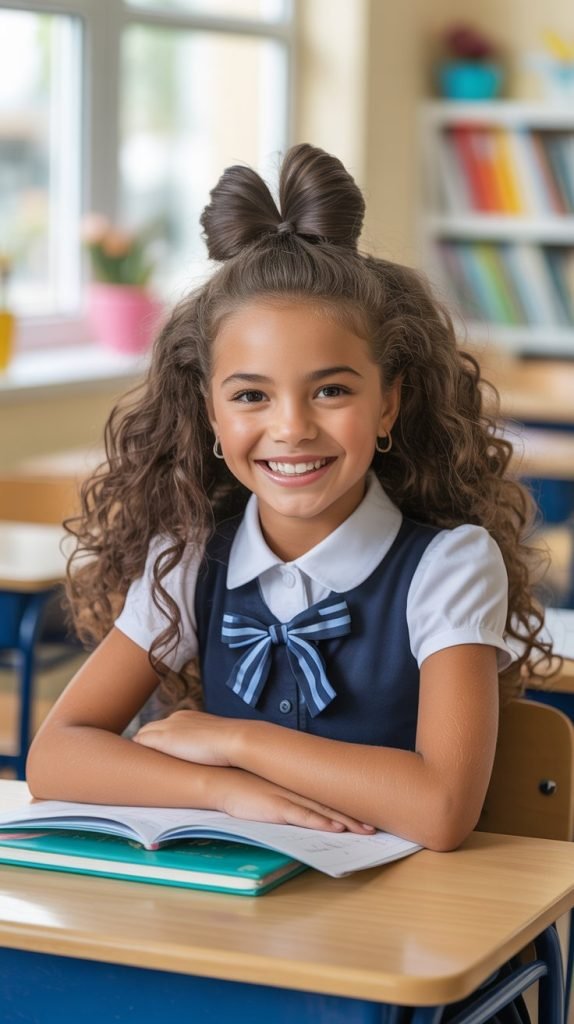 Half-Up Pineapple Style