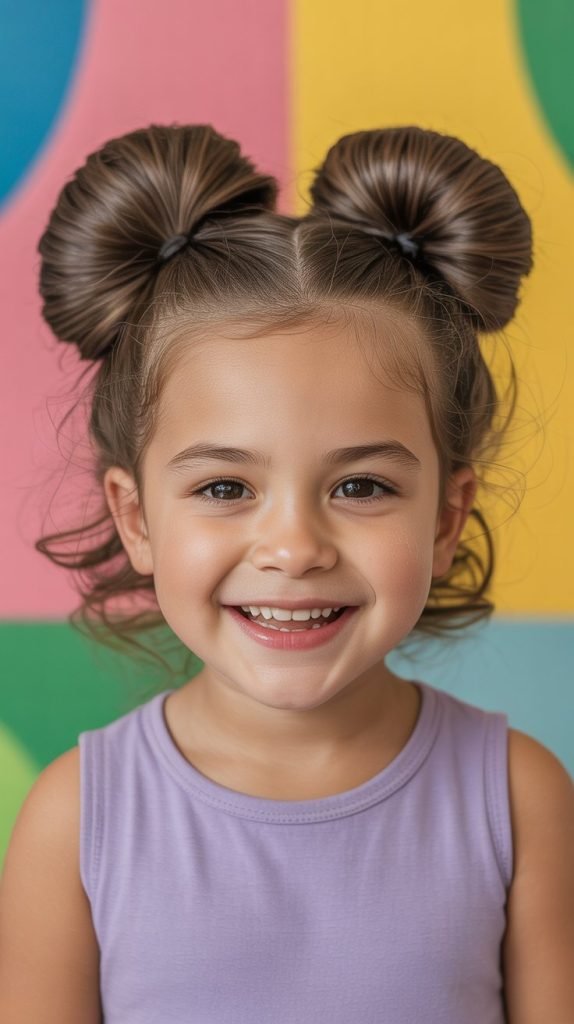 Space Buns with Textured Finish