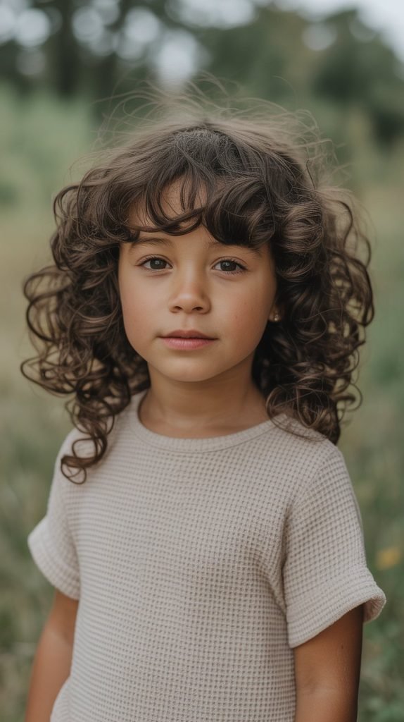 Curly Fringe with Length