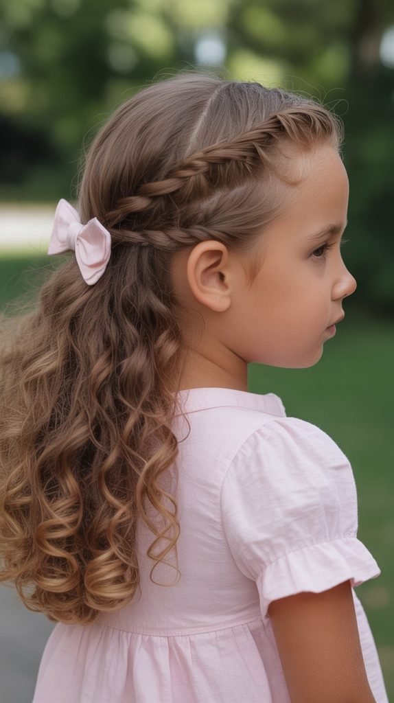 Twisted Half-Up Style