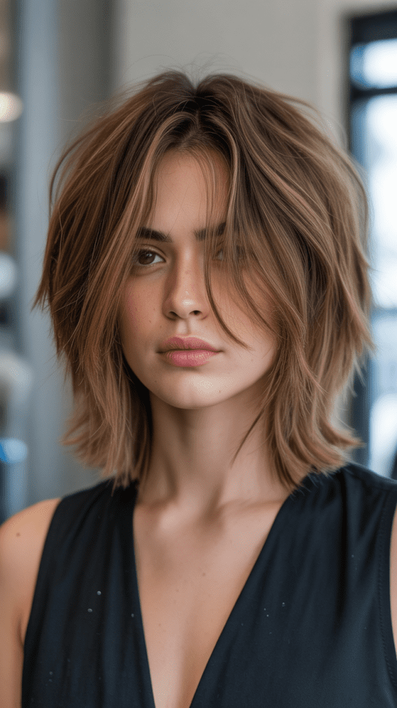 Choppy Lob with Piece-y Layers