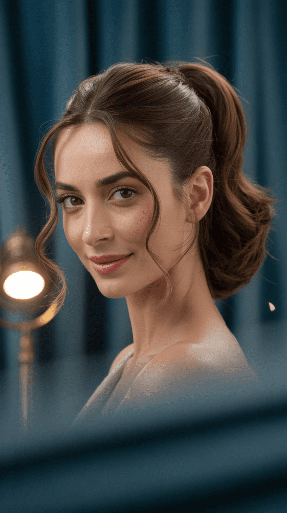 The Wrapped Ponytail Illusion