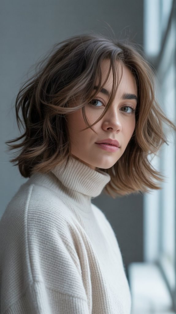 Choppy Midi Cut with Razored Ends