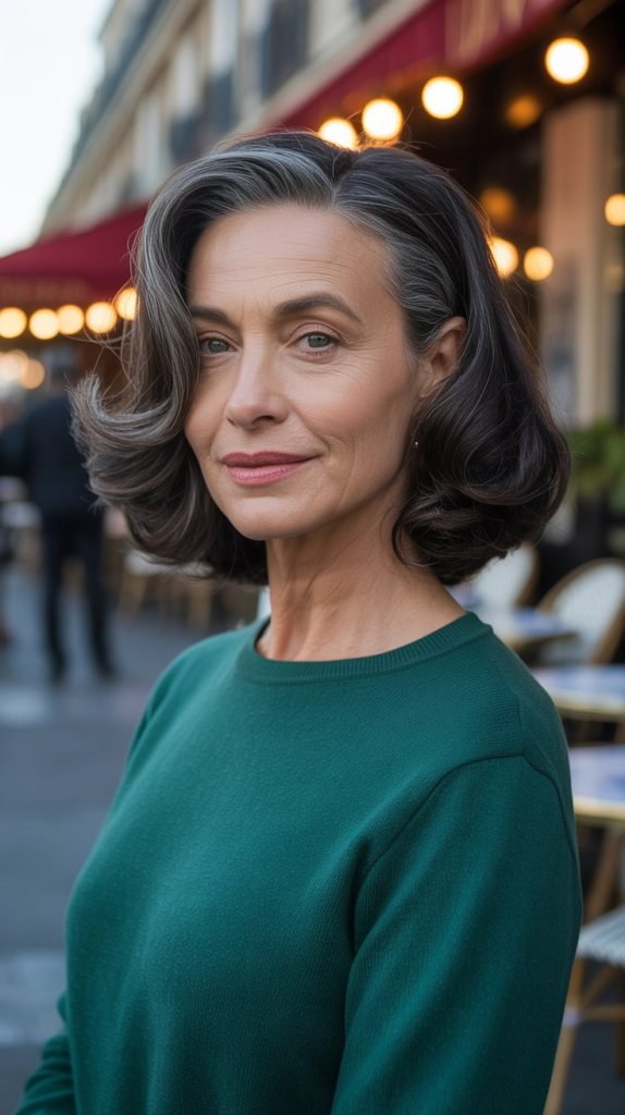 Graduated Lob with Face-Framing Angles