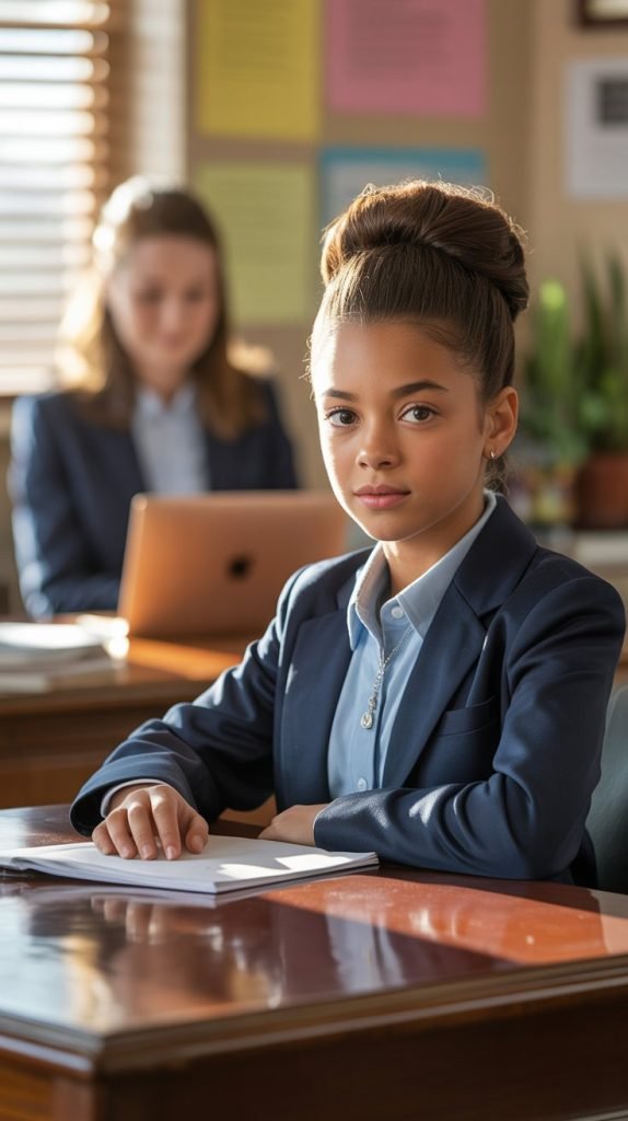 Crown Puff with Low Ponytail
