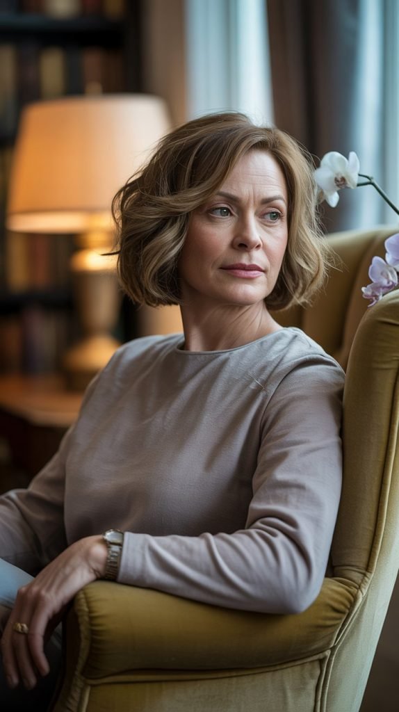 Tousled Lob with Natural Movement