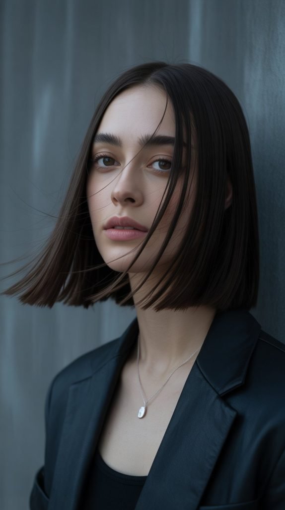 Short Straight Hair with Movement