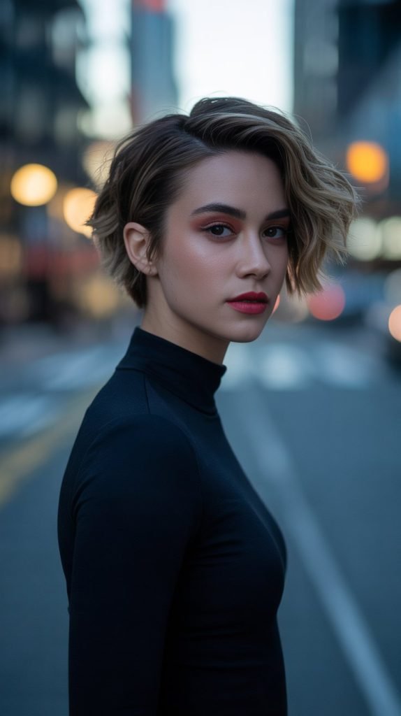 Short Hair with Textured Layers