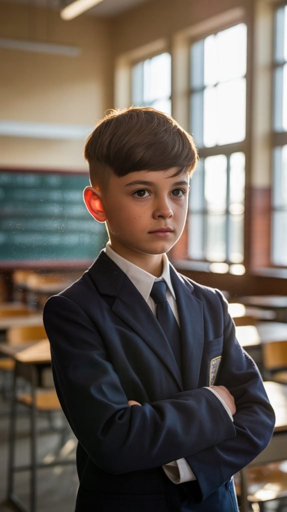 Caesar Cut with Modern Updates