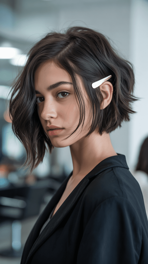  Textured Asymmetrical Bob