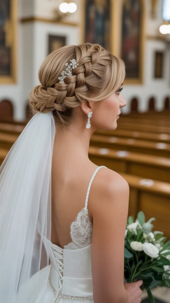 Dutch Braid Updo