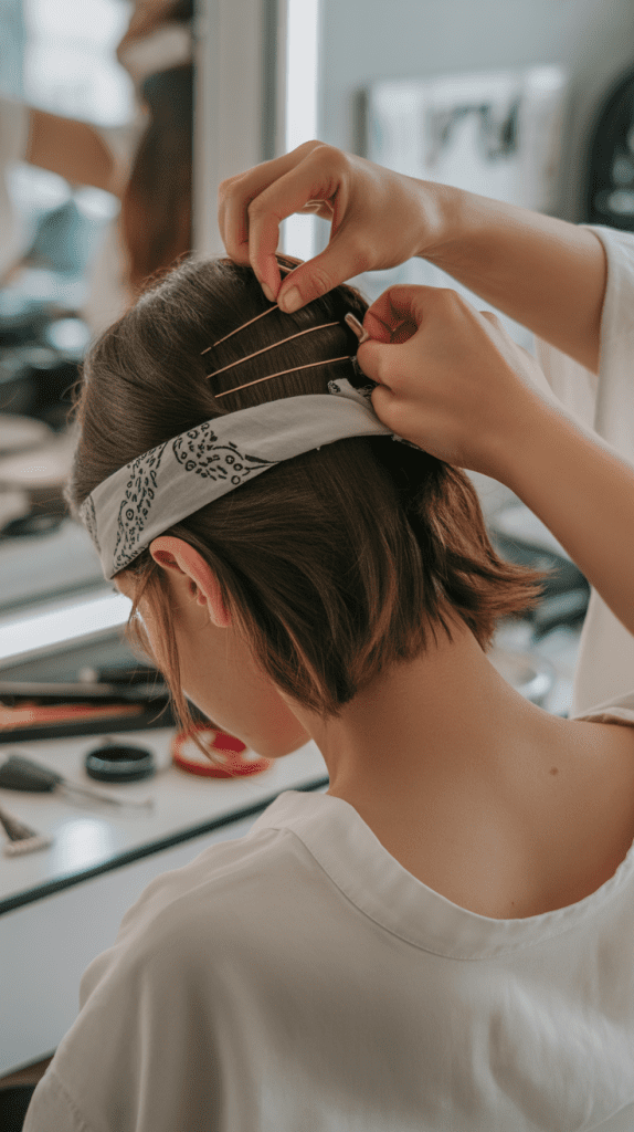 Securing Methods for Short Hair Volume