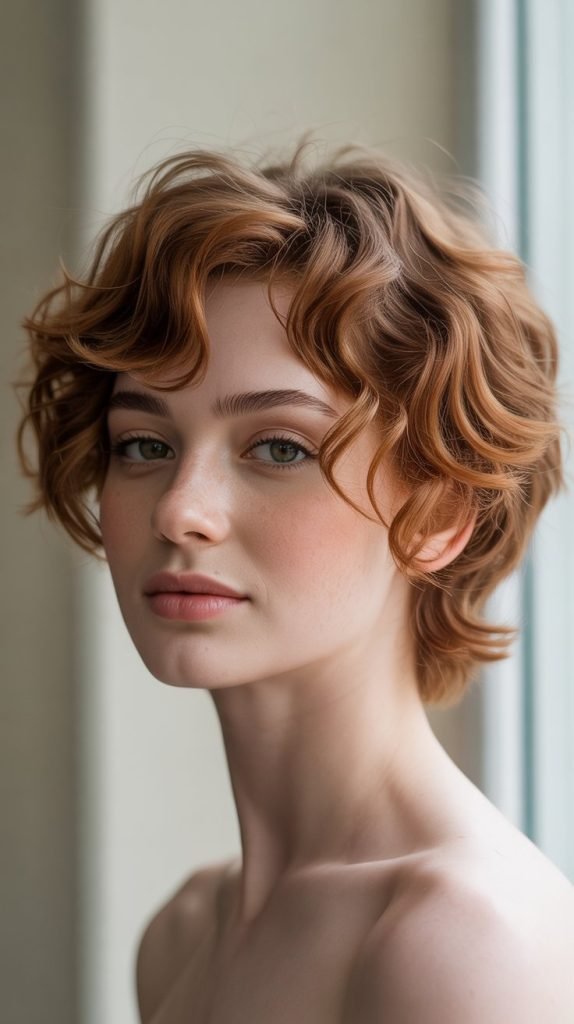 Wavy Pixie with Organic Movement
