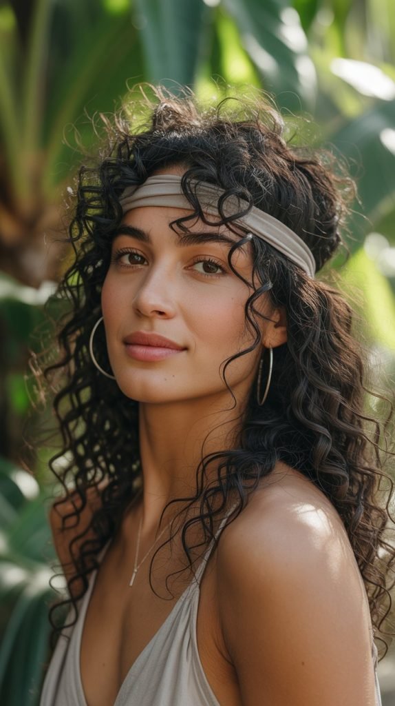 Twisted Headband Style with Volume