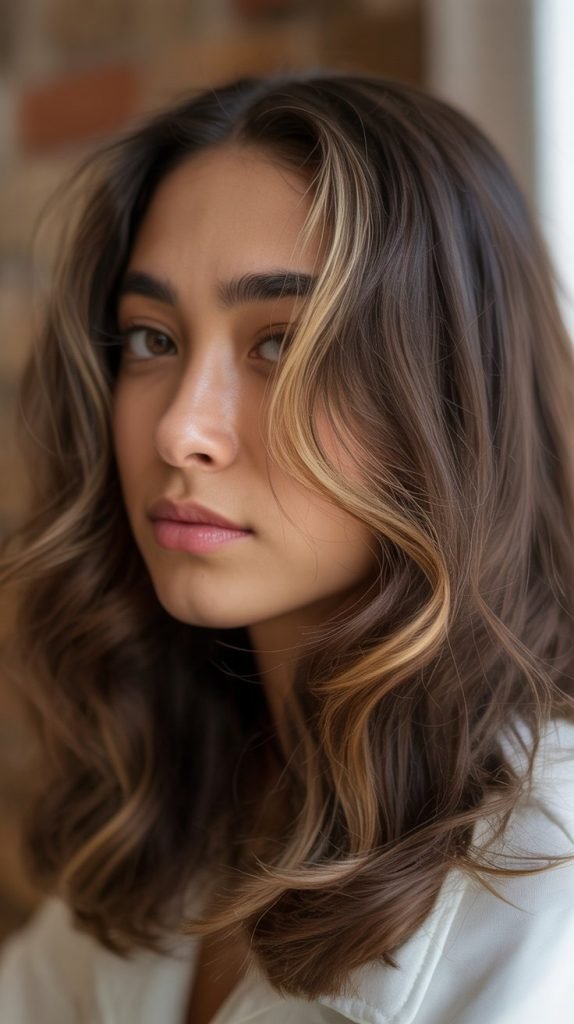 Caramel Accent Highlights