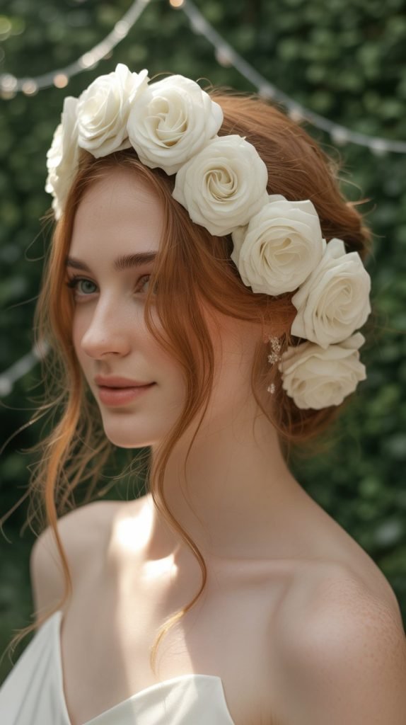 Twisted Rosette Updo