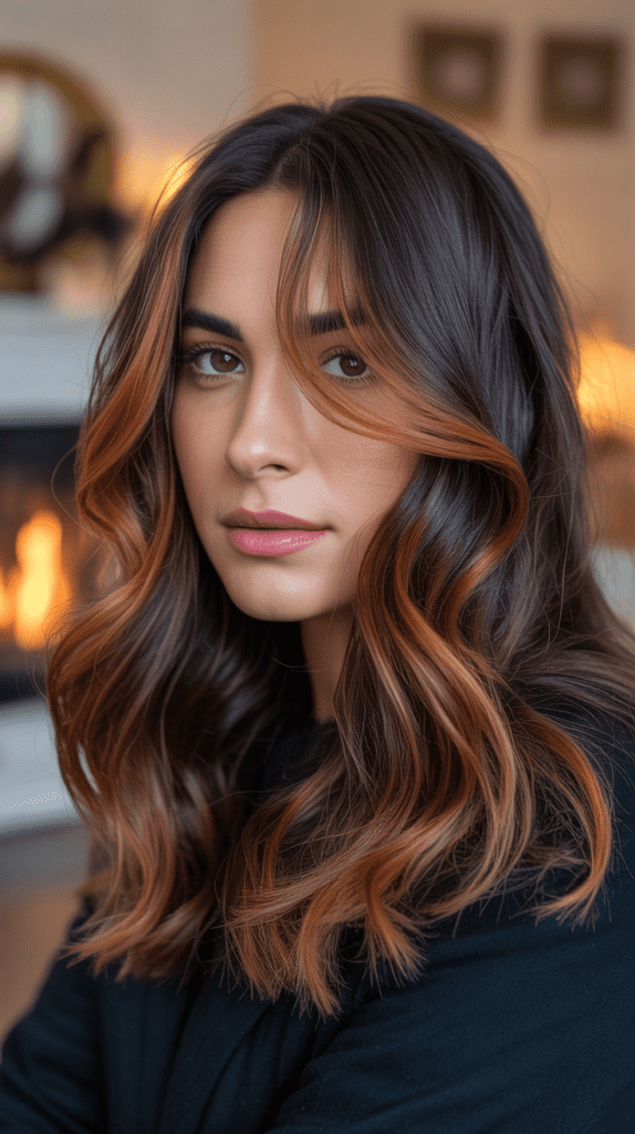 Bronze Copper Balayage