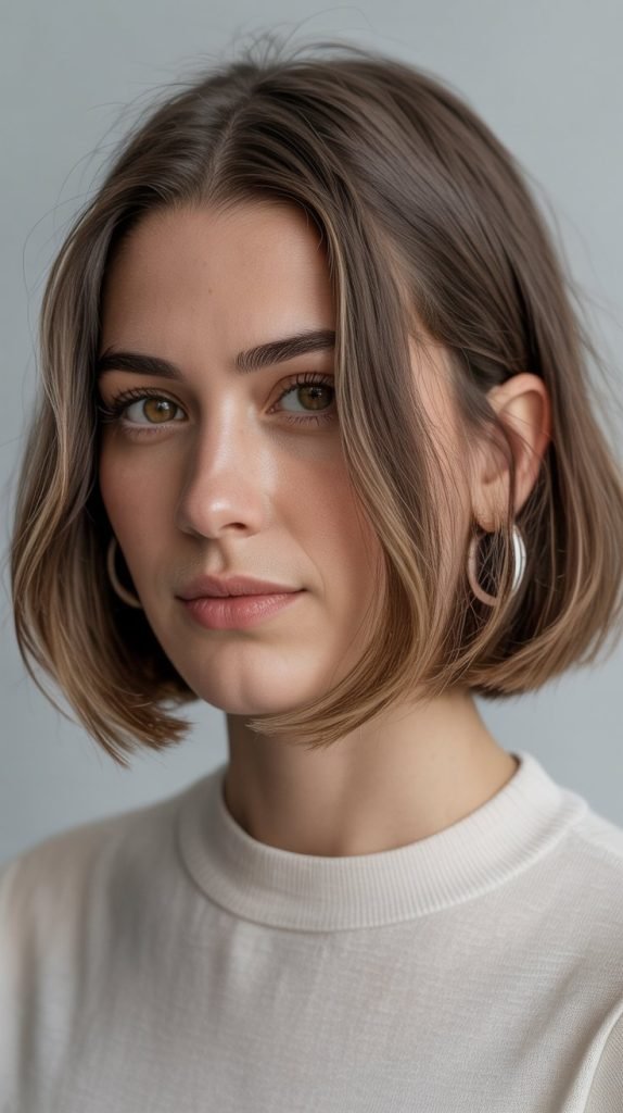 Razor-Cut Bob with Soft Edges
