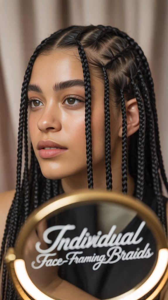 Creating Individual Face-Framing Braids