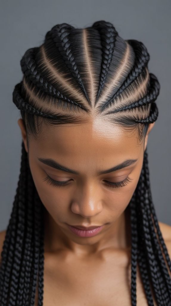 Protective Cornrow Designs