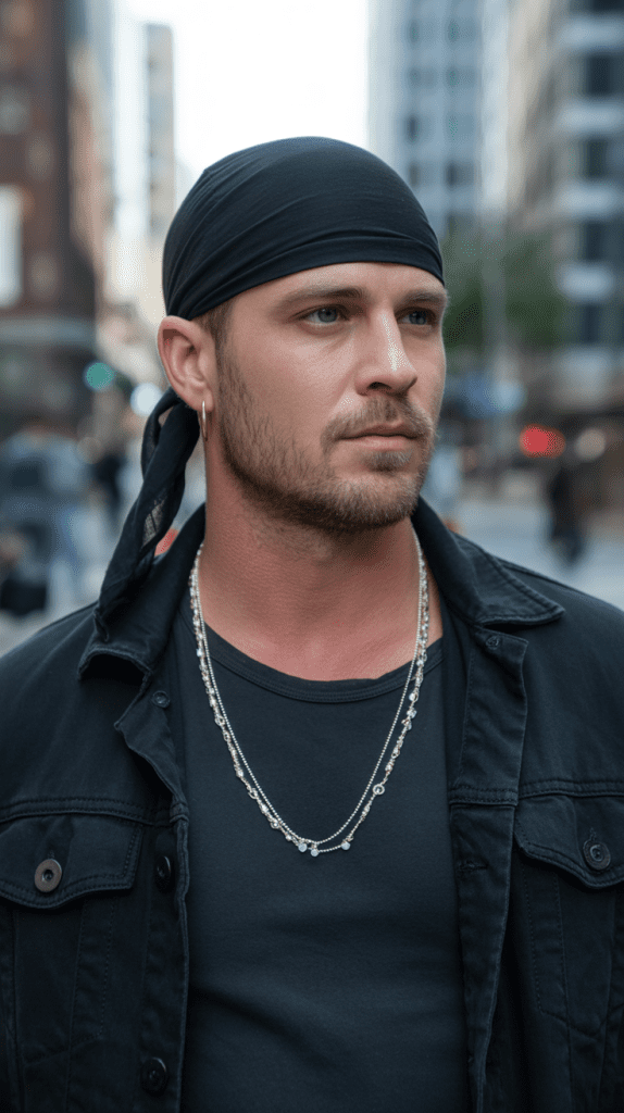 Pirate-Inspired Bandana Wrap