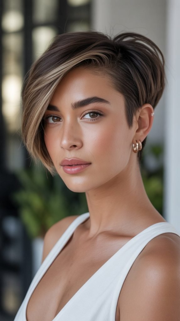  The Side-Swept Pixie