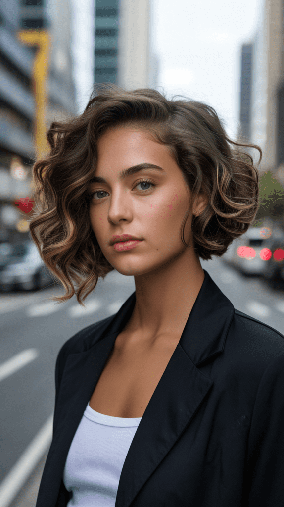 Asymmetrical French Bob for Bold Statement